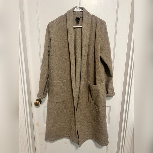 Eileen Fisher Lightweight Boiled Wool Coat in Size S Petite $398 - Picture 1 of 4